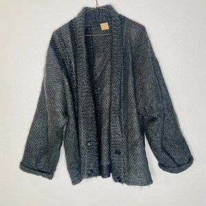 Lucie Boulanger Sweater Cardigan Mohair M READ Description